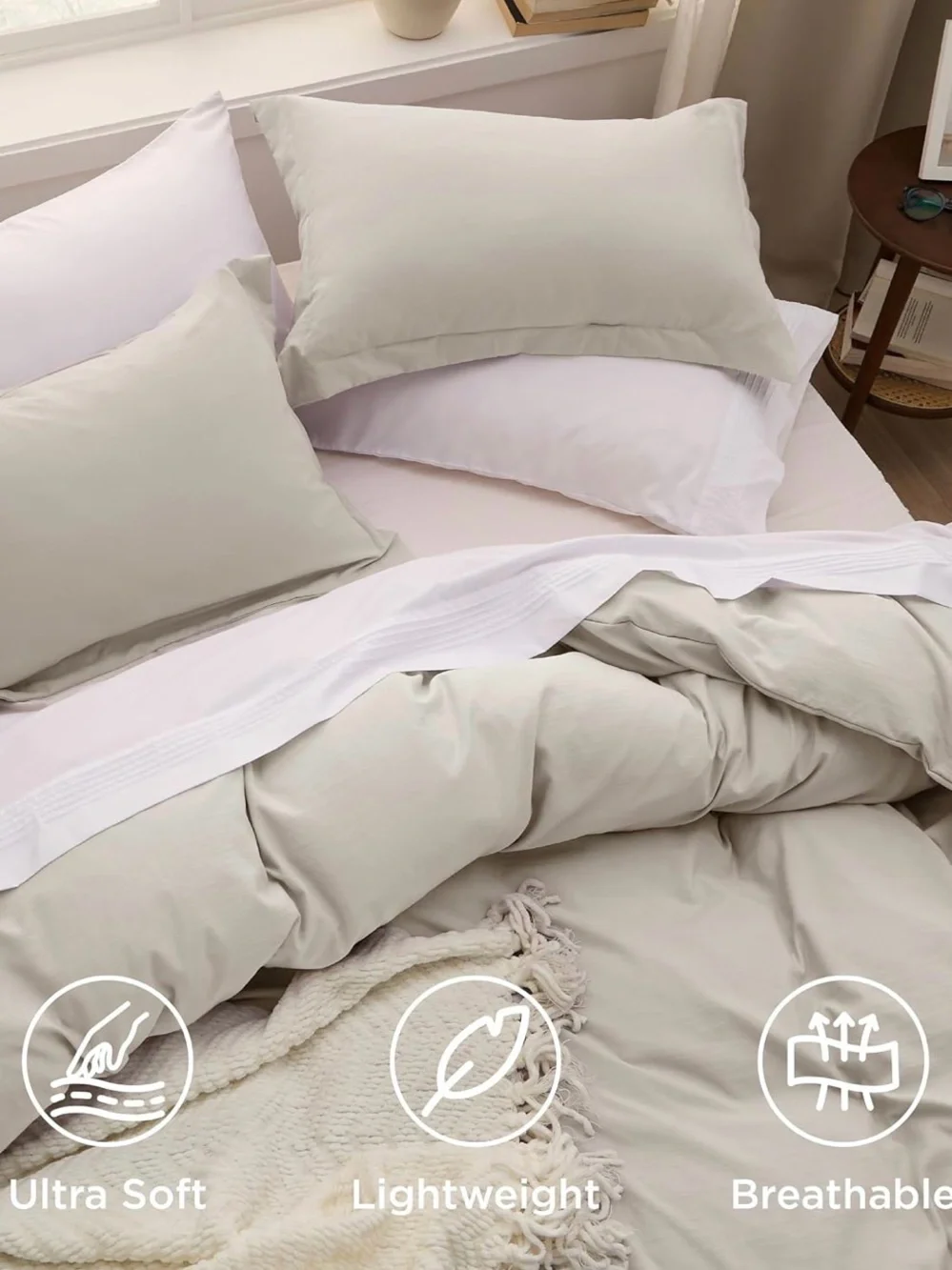 Duvet cover King size set 3 pieces - Elegant Home Bedding NEW